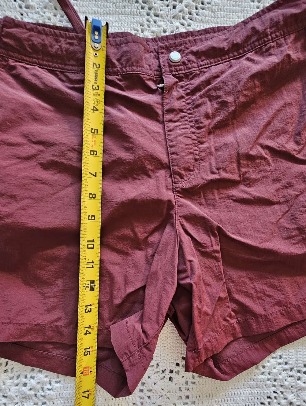 Calvin Klein Swimwear Shorts - Burgundy M/M - Picture 2 of 12